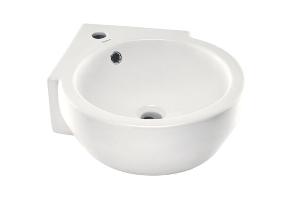 ALCOVE CORNER BASINS IN WHITE COLOUR