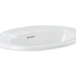 AQUARIUS OVER COUNTERTOP BASINS IN WHITE COLOUR