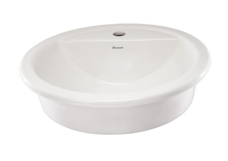 FLAIR OVER COUNTERTOP BASINS IN WHITE COLOUR