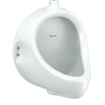 FLAT BLACK STANDARD URINALS IN WHITE COLOUR