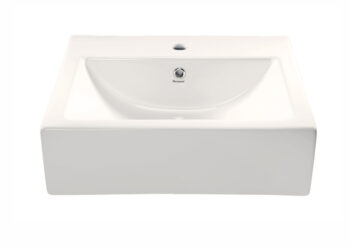 POISE OVER COUNTERTOP BASINS IN WHITE COLOUR