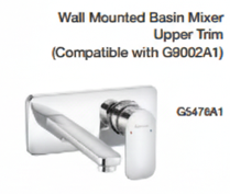 wall mounted basin mixer upper trim (compatible with g9002a1)