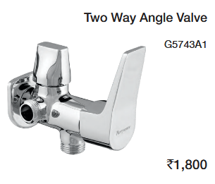 two way angle valve