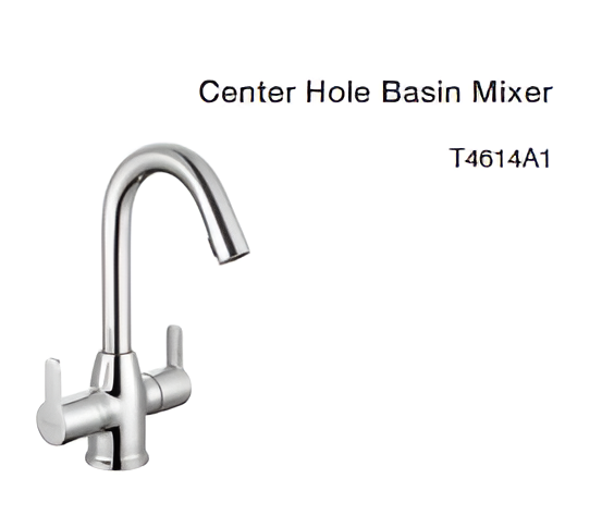 center hole basin mixer