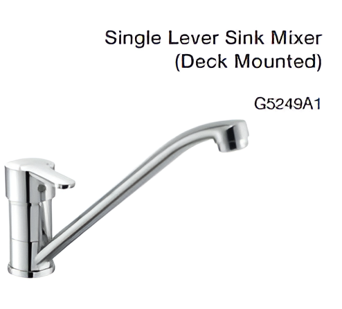 single lever sink mixer (deck mounted)