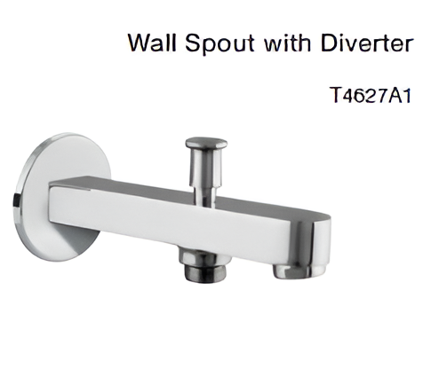 wall spout with diverter