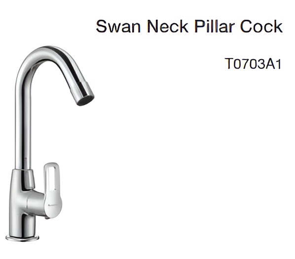 swan neck pillar cock
