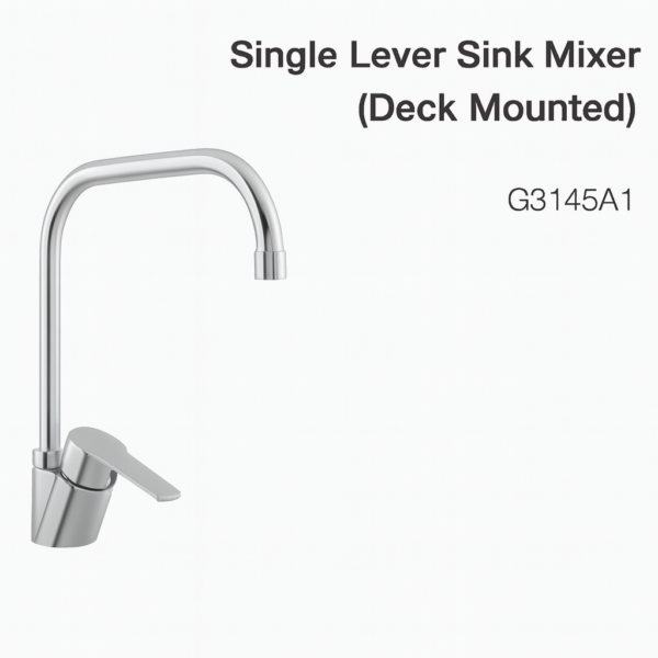 single lever sink mixer (deck mounted)