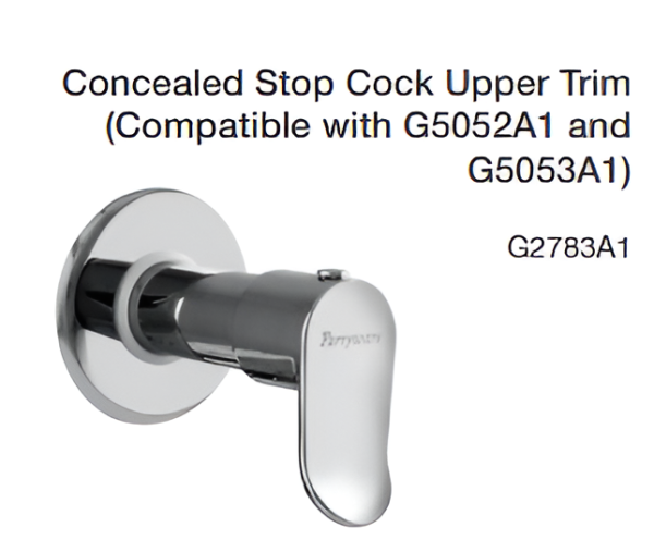 concealed stop cock upper trim (compatible with g5052a1 and g5053a1)