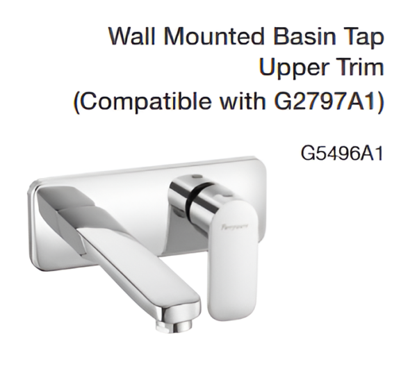 wall mounted basin tap upper trim (compatible with g2797a1)