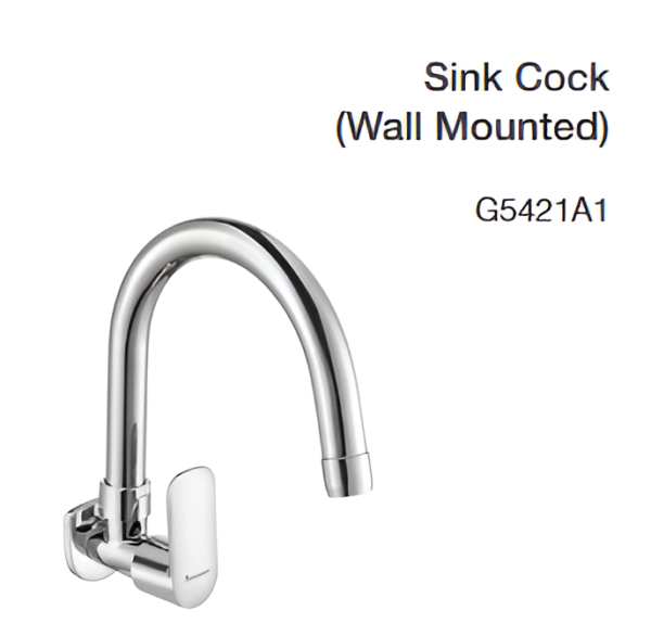 sink cock (wall mounted)