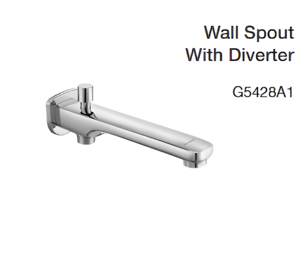 wall spout with diverter