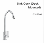 sink cock (deck mounted)