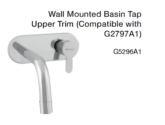 wall mounted basin tap upper trim (compatible with g2797a1)