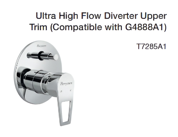 ultra high flow diverter upper trim (compatible with g4888a1)