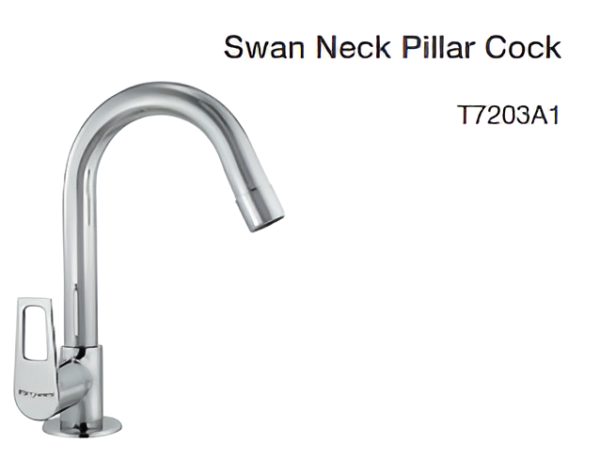 swan neck pillar cock