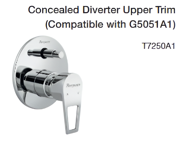 concealed diverter upper trim (compatible with g5051a1)