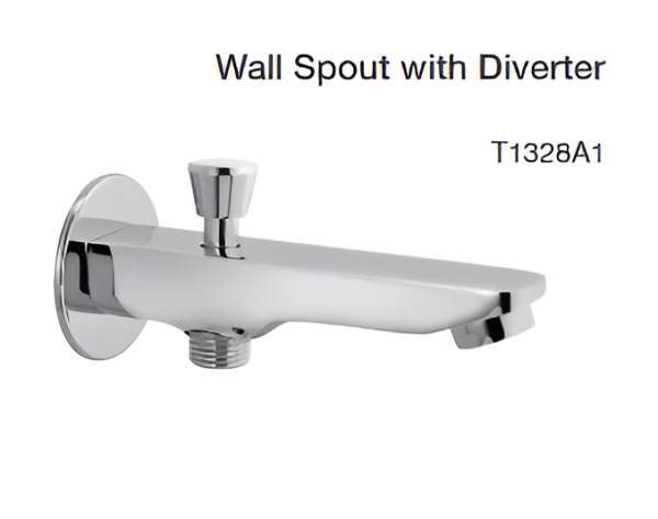 wall spout with diverter