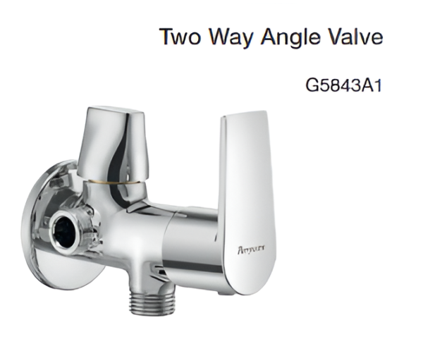 two way angle valve